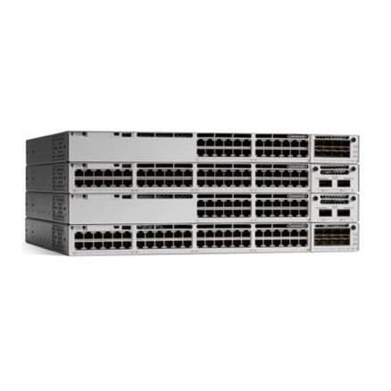 Cisco Catalyst C9300-24P-A Zarządzany przełącznik sieciowy Gigabit Ethernet L2/L3 (10/100/1000) Szare złącze Ethernet 1U, obsługa Inna marka