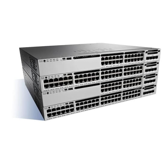 Cisco Catalyst WS-C3850-48W-S, zarządzany, do montażu na siatce Cisco