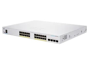 Cisco CBS250-24P-4G-EU łącza sieciowe Zarządzalny L2/L3 Gigabit Ethernet (10/100/1000) Srebrny Cisco