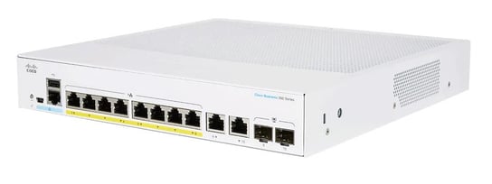 Cisco CBS250-8FP-E-2G-EU łącza sieciowe Zarządzany L2/L3 Gigabit Ethernet (10/100/1000) Srebrny Cisco