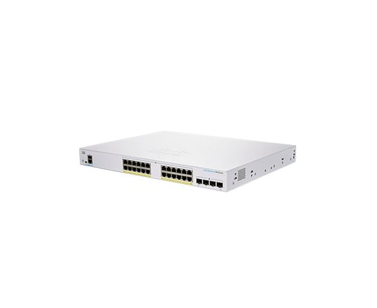 Cisco CBS350-24P-4G-EU łącza sieciowe Zarządzalny L2/L3 Gigabit Ethernet (10/100/1000) Srebrny Cisco
