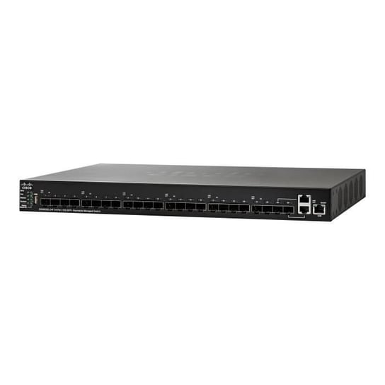 Cisco Small Business SG550XG-24F - Przełącznik - C3 - Zarządzany - 22 x 10 Gigabit SFP+ + 2 x 10GBase-T w połączeniu Inna marka