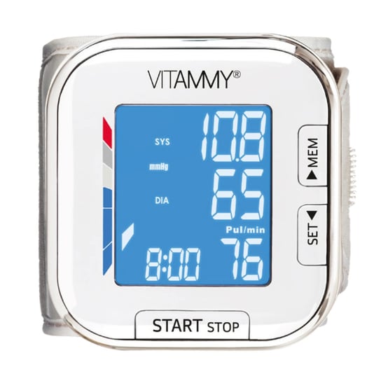 Ciśnieniomierz nadgarstkowy VITAMMY smart 0.7 biały Vitammy