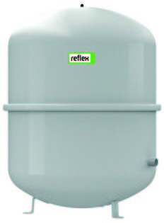 Ciśnieniowe naczynie przeponowe do układów grzewczych i chłodniczych typu N-100 REFLEX, 6BAR/70 C, ciśnienie wstępne 1,5BAR, przyłącze R1", kolor Reflex