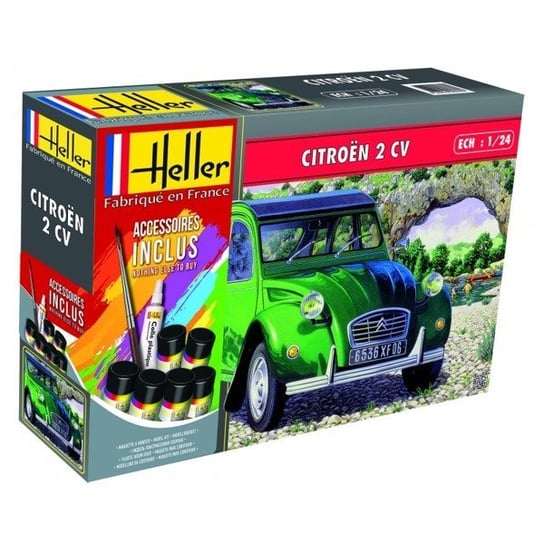Citroen 2 CV zestaw z farbami Heller 56765 Heller