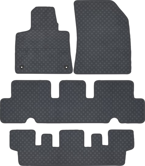 Citroen C4 Grand Picasso II 7os 2013-2019 Dywaniki gumowe PRIME-LINER MAX-DYWANIK Max-Dywanik