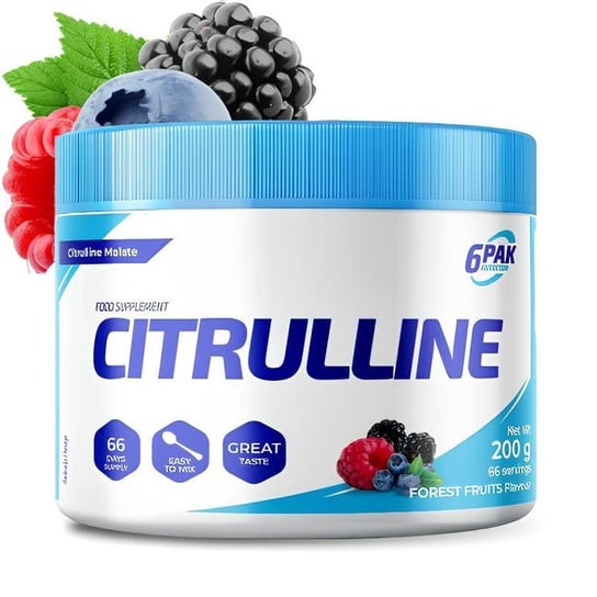 Citrulline 6PAK  200g Owoce Leśne Cytrulina 6PAK NUTRITION