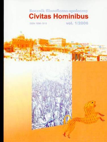Civitas Hominibus. Rocznik Filozoficzno Społeczny 2007 Opracowanie zbiorowe