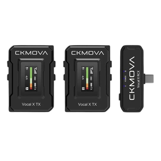 CKMOVA, Vocal X V4 MK2 - Bezprzewodowy system usb-c z dwoma mikrofonami CKMOVA