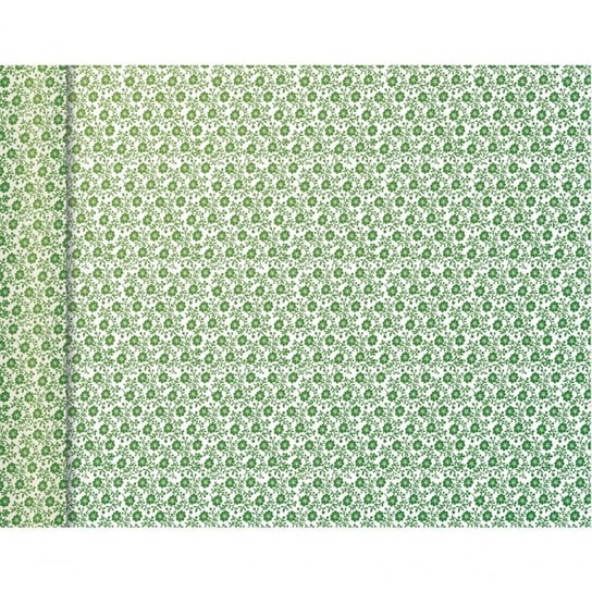 Clairefontaine, Papier  Pakowy Mini Rolki 5X0,35M Zielony Kwiaty Clairefontaine