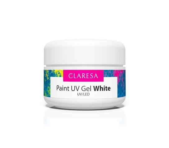 Claresa paint gel white 5ml żel do zdobień Claresa