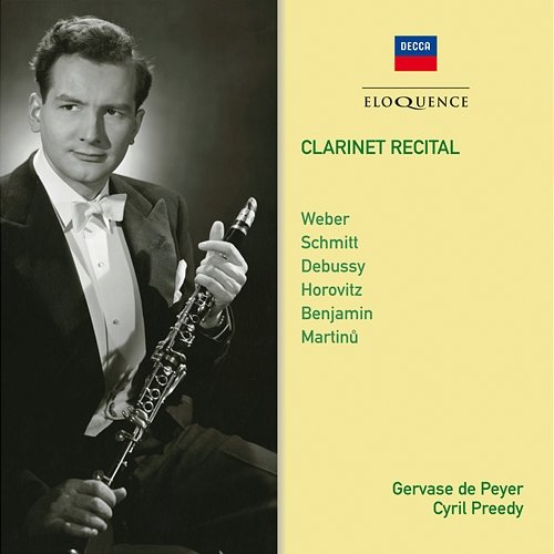 Clarinet Recital Gervase de Peyer, Cyril Preedy