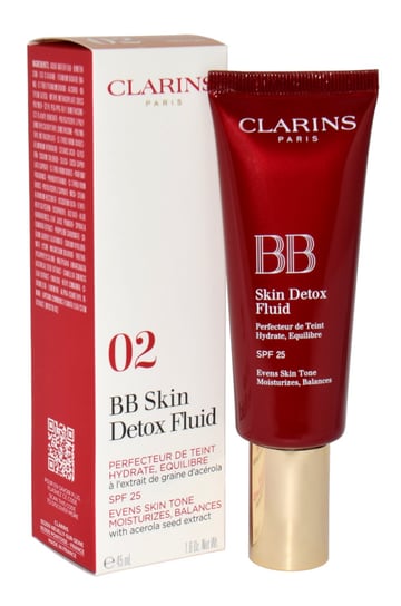 Clarins, Bb Skin Detox, Krem bb do twarzy 02 Medium, 45 ml Clarins
