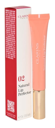 Clarins, Błyszczyk Instant Light Natural Lip Perfector, 02 Apricot Shimmer, 12 ml Clarins
