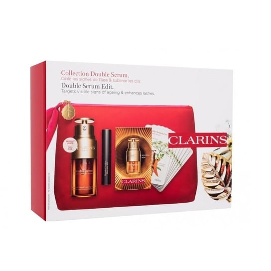Clarins, Double Serum Edit, zestaw prezentowy kosmetyków do pielęgnacji twarzy, 10 szt. Clarins