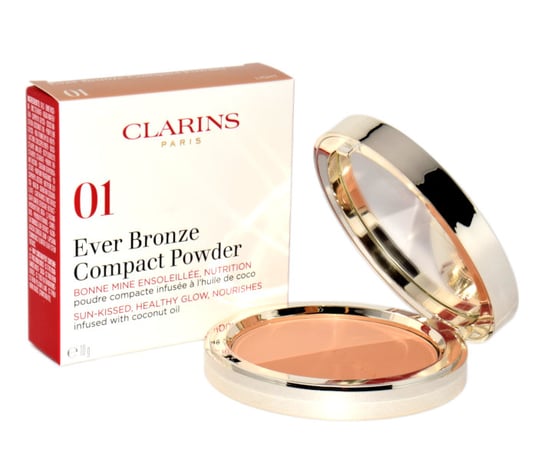Clarins, Ever Bronze Compact Powder, puder do twarzy 01 Clarins