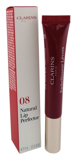 Clarins, Instant Light Natural Lip Perfector, błyszczyk do ust, 08 Plum Shimmer, 12 ml Clarins