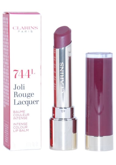 Clarins, Joli Rouge Lacquer, pomadka do ust 744L Plum, 3 g Clarins