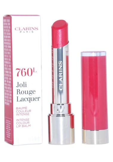 Clarins, Joli Rouge Lacquer, pomadka do ust 760L Pink Cranberry, 3 g Clarins
