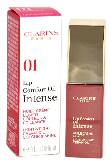 Clarins, Lip Comfort Oil Intense, olejek do ust 01 Intense Nude, 7 ml Clarins