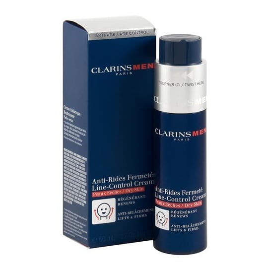 Clarins, Men Line Control Cream, przeciwzmarszczkowy krem do twarzy, 50 ml Clarins