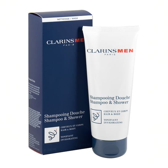 Clarins, Men, szampon do mycia ciała i włosów, 200 ml Clarins