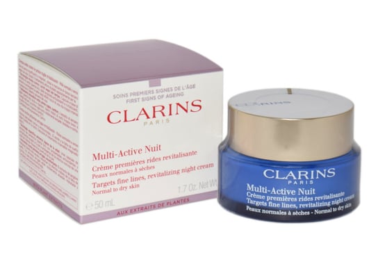 Clarins, Multi Active, Rewitalizujący krem na noc do twarzy, 50 ml Clarins