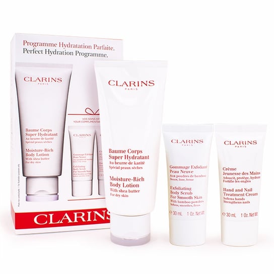 Clarins, Perfect Hydration Programme, zestaw kosmetyków, 3 szt. Clarins