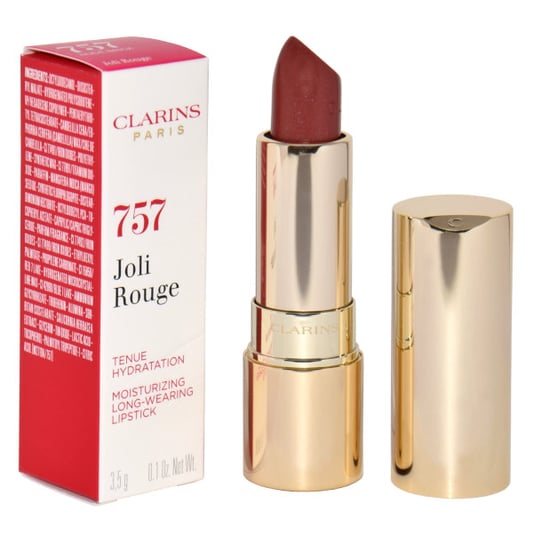 Clarins, Pomadka Joli Rouge Lipstick, 757 Nude Brick, 3,5 g Clarins