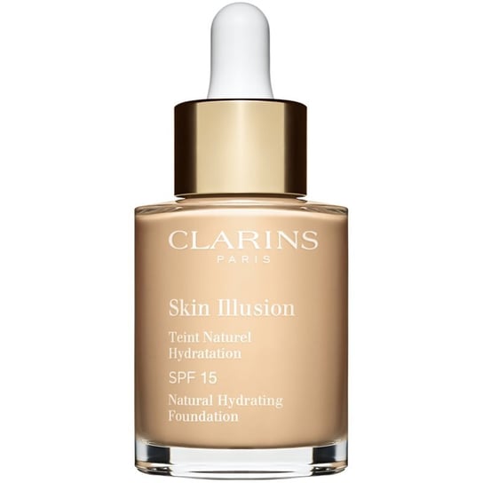 Clarins Skin Illusion Natural Hydrating Foundation rozświetlający podkład nawilżający SPF 15 odcień 101W Linen 30 ml Clarins