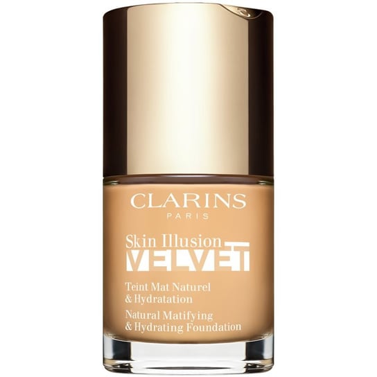 Clarins Skin Illusion Velvet podkład w płynie z matowym wykończeniem o działaniu odżywczym odcień 105N 30 ml Clarins