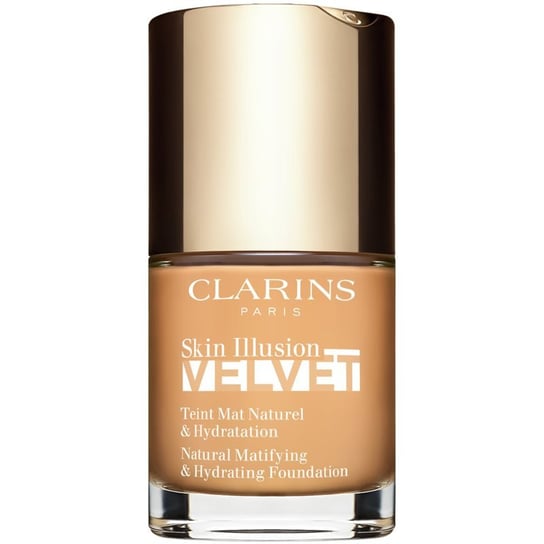 Clarins Skin Illusion Velvet, podkład w płynie z matowym wykończeniem o działaniu odżywczym odcień 112.5W, 30 ml Clarins