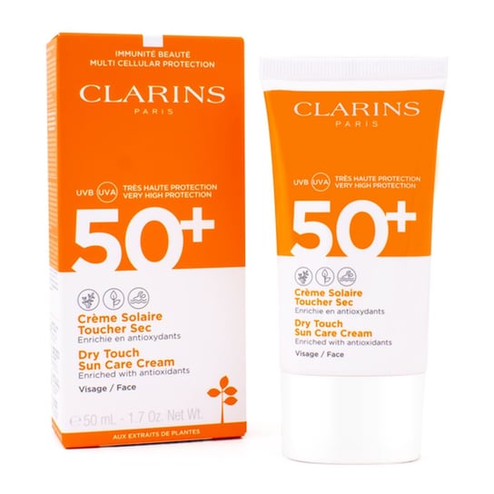 Clarins, Sun, krem do opalania twarzy, SPF 50+, 50 ml Clarins