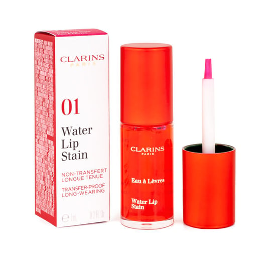 Clarins, Water Lip Stain, woda koloryzująca do ust 01 Water Pink, 7 ml Clarins