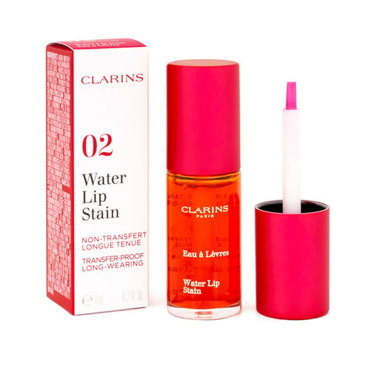 Clarins, Water Lip Stain, woda koloryzująca do ust 02 Water Orange, 7 ml Clarins