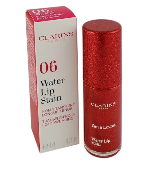 Clarins, Water Lip Stain, woda koloryzująca do ust 06 Red Water, 7 ml