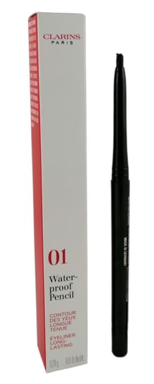 Clarins, Waterproof Pencil, wodoodporna kredka do oczu 01 Black Tulip, 0,29 g Clarins