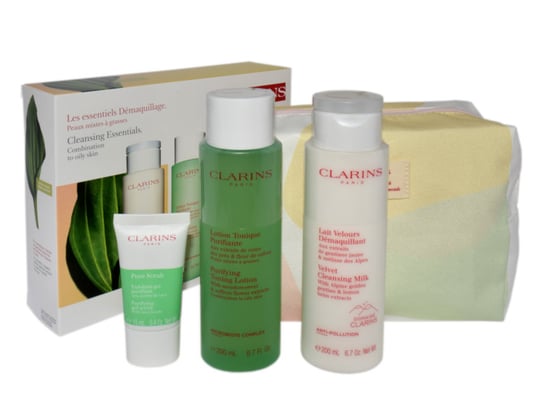 Clarins, zestaw prezentowy kosmetyków do pielęgnacji, 4 szt. Clarins