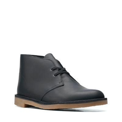 Clarks Bushacre 3 [Black Leather] - Rozmiar 43 Clarks