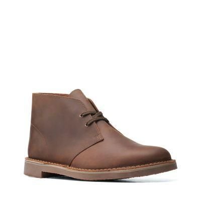 Clarks Bushacre 3 [Dark Brown Leather] - Rozmiar 43 Clarks