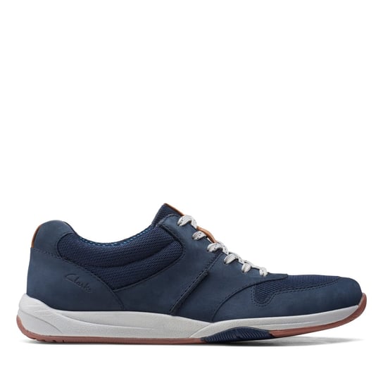 Clarks Langton Race [Navy Nubuck] - Rozmiar 42.5 Clarks