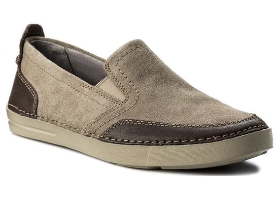 Clarks, Półbuty męskie, Clarks Gosler Race, beżowy, rozmiar 41 1/2 Clarks