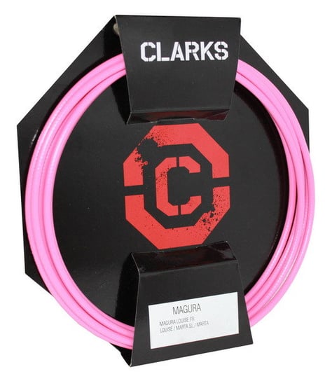 Clarks, Przewód hamulca hydraulicznego, Magura P/T,  różowy Clarks