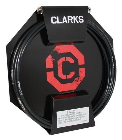 Clarks, Przewód hamulca hydraulicznego, Shimano (DeoreT 2 X005-2007), czarny, 3000 mm Clarks