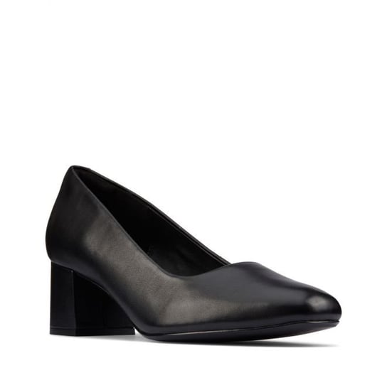 Clarks Sheer 55 Court [Black Leather] - Rozmiar 38 Clarks