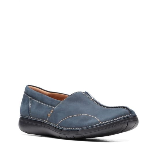 Clarks Un Loop Stride E [navy nubuck] - rozmiar 37.5 Clarks
