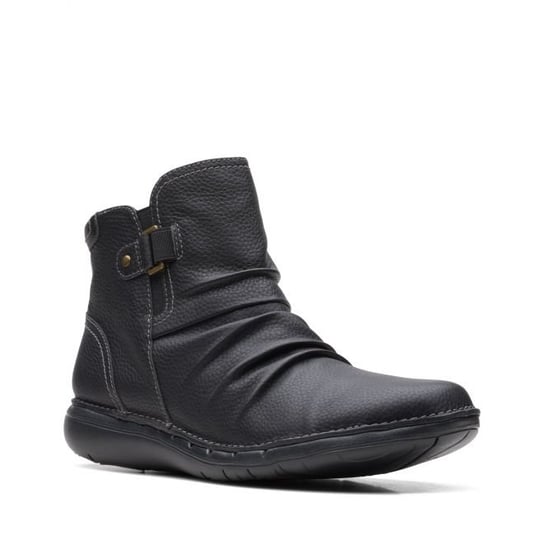 Clarks Un Loop Top E [black leather] - rozmiar 39 Clarks