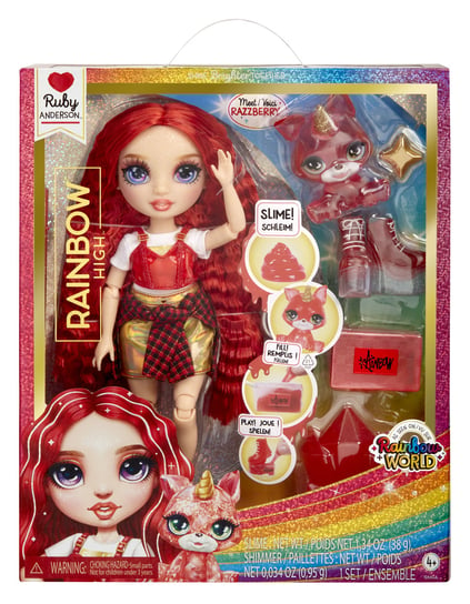 Classic Rainbow Fashion Doll- Ruby (red) Rainbow High