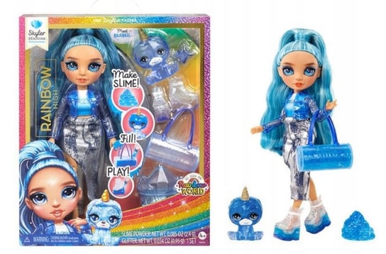 Classic Rainbow Fashion Doll- Skyler (blue) Rainbow High