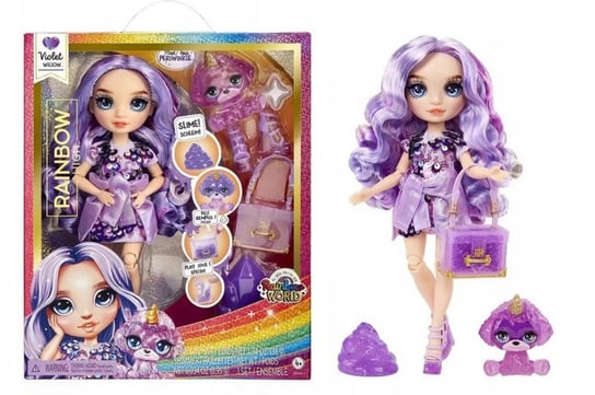 Classic Rainbow Fashion Doll- Violet (purple) Rainbow High